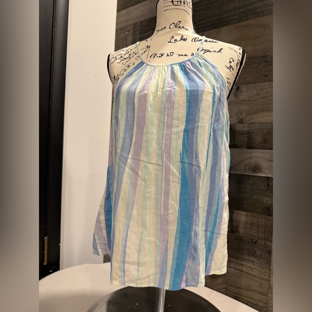 NWT Gap | Tie Back Halter Stripe Tank